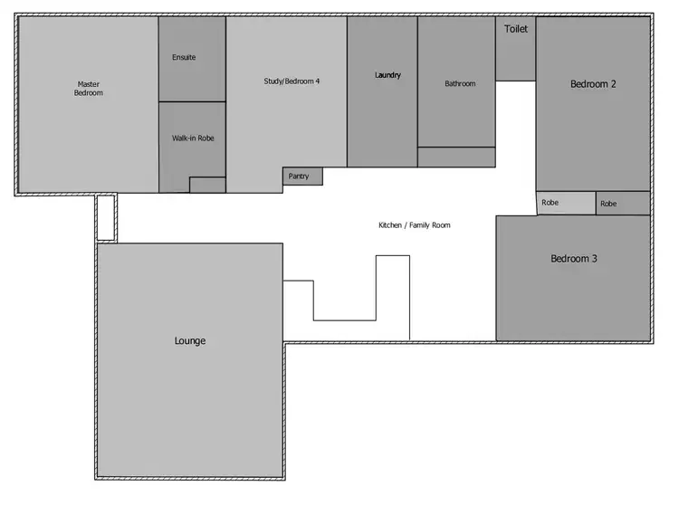 Floorplan of Homely house listing, 54 Tiverton Drive, Mulgrave VIC 3170