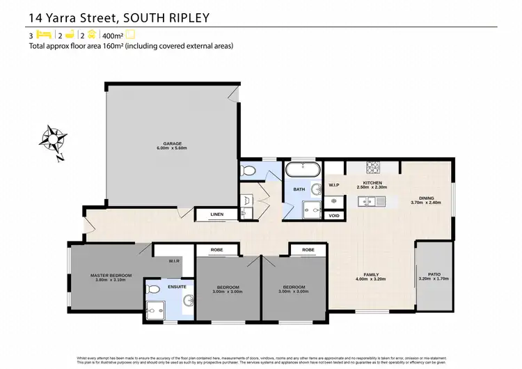 Floorplan of Homely house listing, 14 Yarra Street, South Ripley QLD 4306