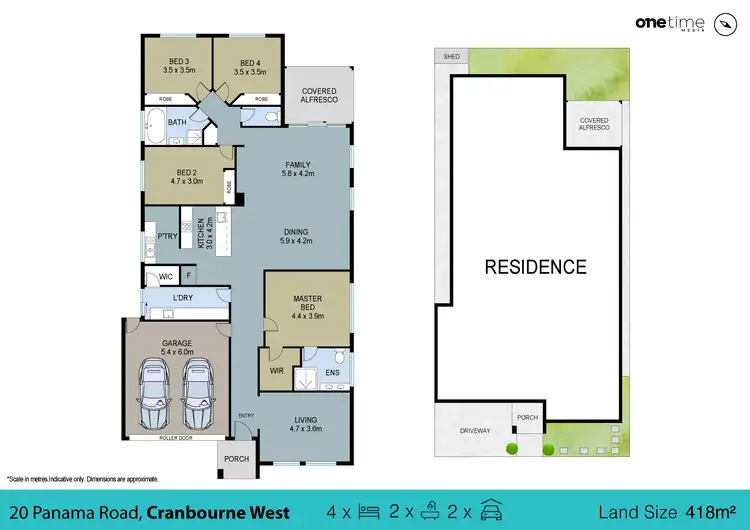 Floorplan of Homely house listing, 20 Panama Road, Cranbourne West VIC 3977