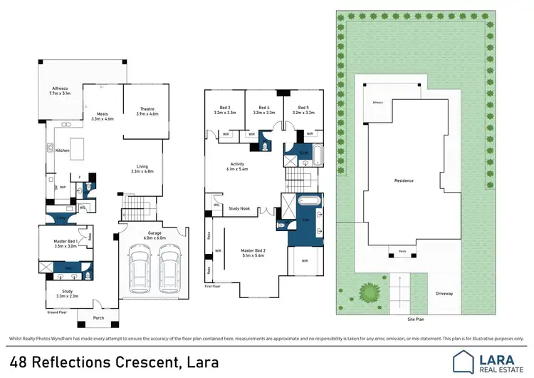 Floorplan of Homely house listing, 48 Reflections Crescent, Lara VIC 3212
