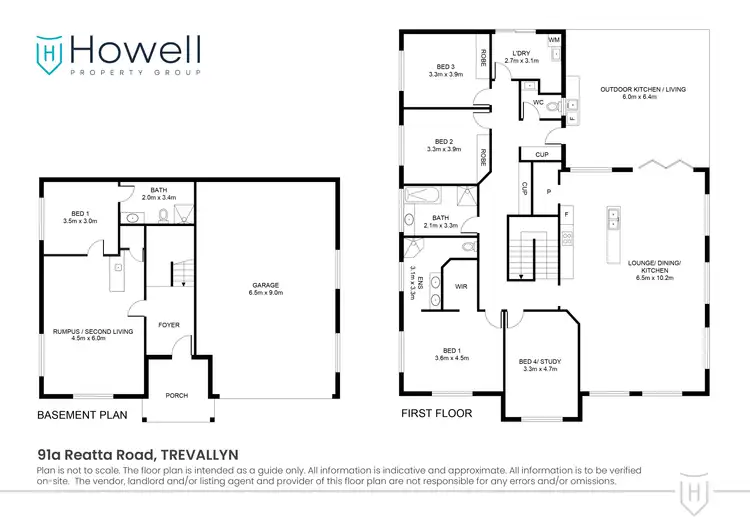 Floorplan of Homely house listing, 91a Reatta Road, Trevallyn TAS 7250