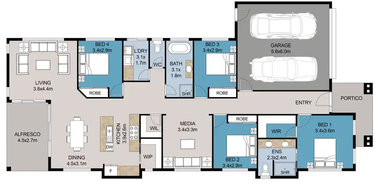 Floorplan of Homely house listing, 71 Splendid Parade, Narangba QLD 4504