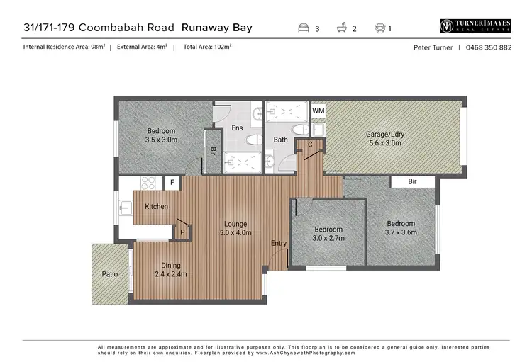 Floorplan of Homely townhouse listing, 31/171 Coombabah Road, Runaway Bay QLD 4216