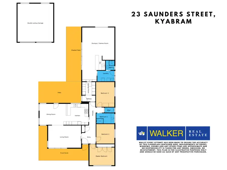 Floorplan of Homely house listing, 23 Saunders Street, Kyabram VIC 3620