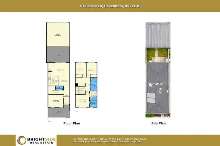 Floorplan of Homely townhouse listing, 19 Carroll Walk, Pakenham VIC 3810