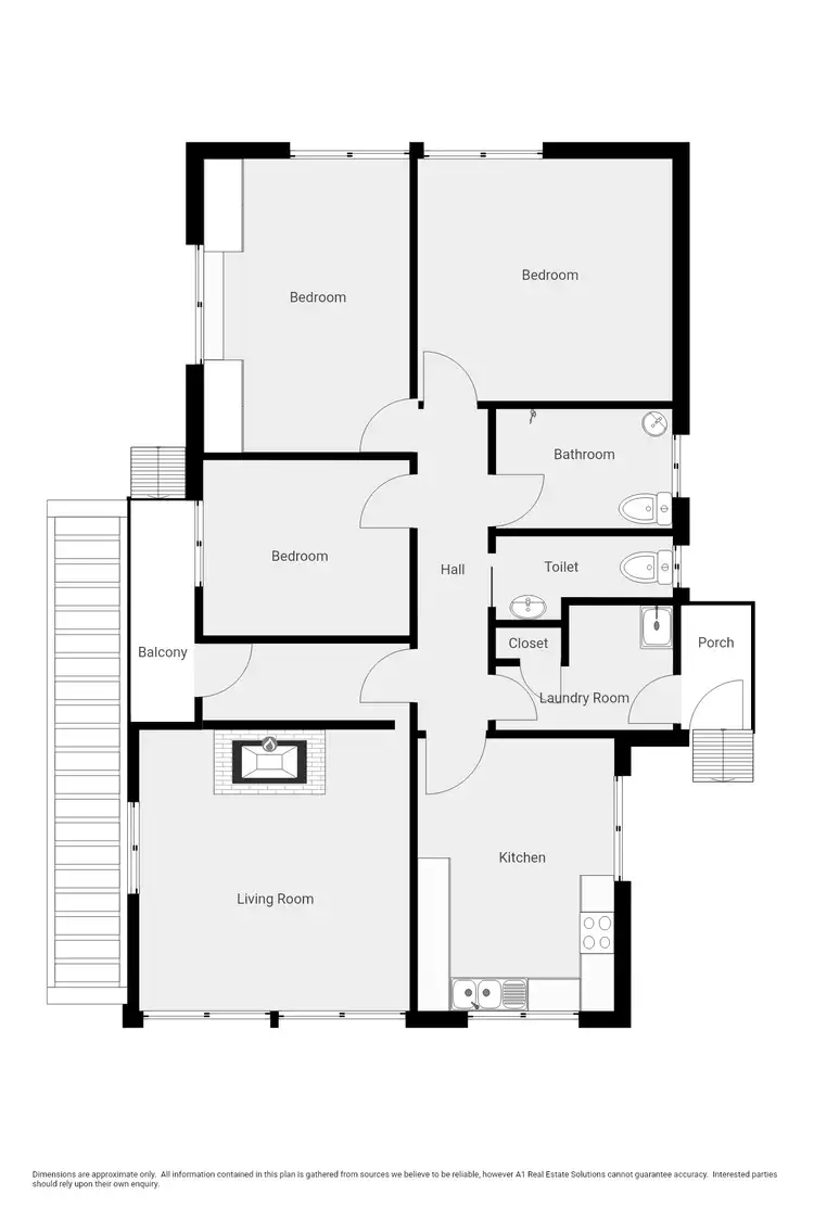Floorplan of Homely house listing, 28 Rossdell Street, Portland VIC 3305