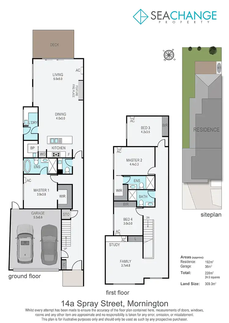 Floorplan of Homely house listing, 14a Spray Street, Mornington VIC 3931