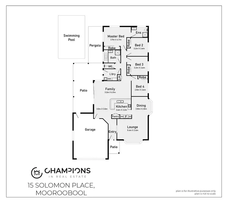 Floorplan of Homely house listing, 15 Solomon Place, Mooroobool QLD 4870