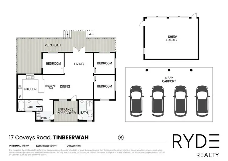 Floorplan of Homely rural property listing, 17 Coveys Road, Tinbeerwah QLD 4563