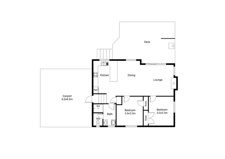 Floorplan of Homely house listing, 16 Barnetts Road, Howqua Inlet VIC 3723