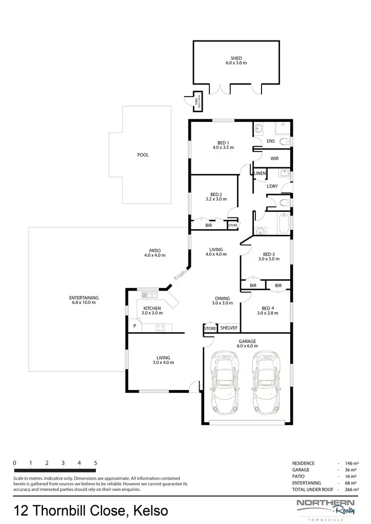Floorplan of Homely house listing, 12 Thornbill Close, Kelso QLD 4815