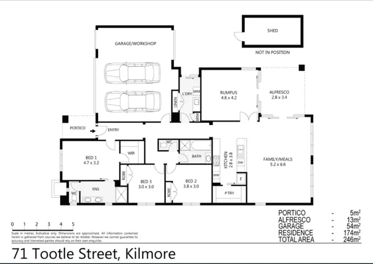 Floorplan of Homely house listing, 71 Tootle Street, Kilmore VIC 3764