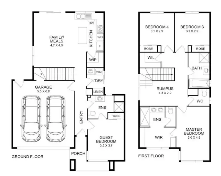 Floorplan of Homely house listing, 2137 Citron Way, Clyde VIC 3978