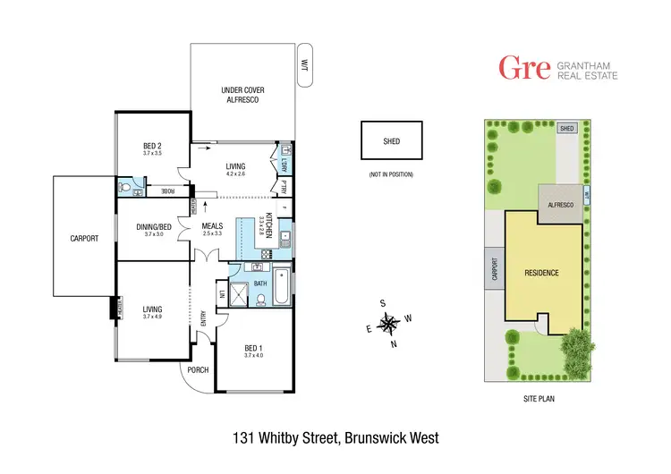 Floorplan of Homely house listing, 131 Whitby Street, Brunswick West VIC 3055