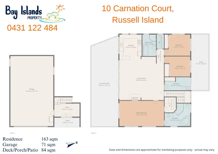 Floorplan of Homely house listing, 10 Carnation Court, Russell Island QLD 4184