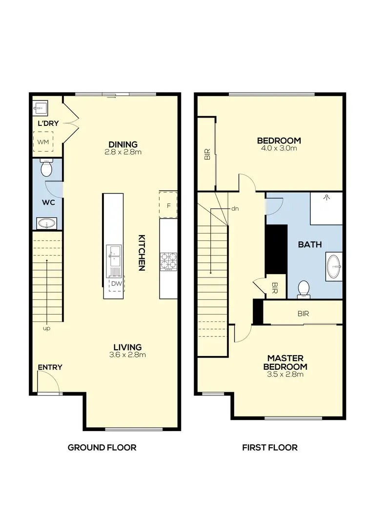 Floorplan of Homely townhouse listing, 19 Clendon Way, Craigieburn VIC 3064