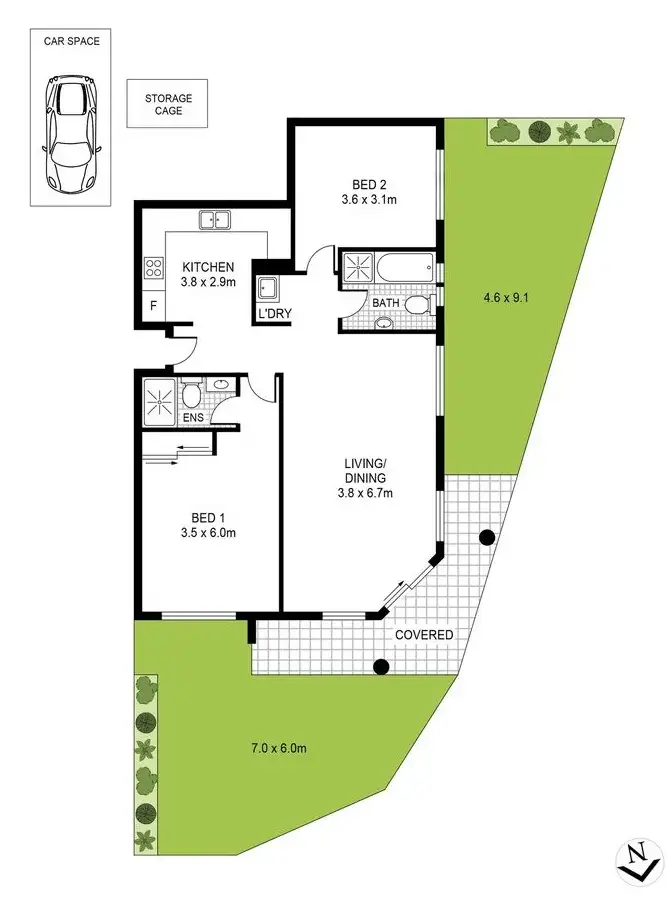 Floorplan of Homely apartment listing, 18/33-39 Wilga Street, Burwood NSW 2134