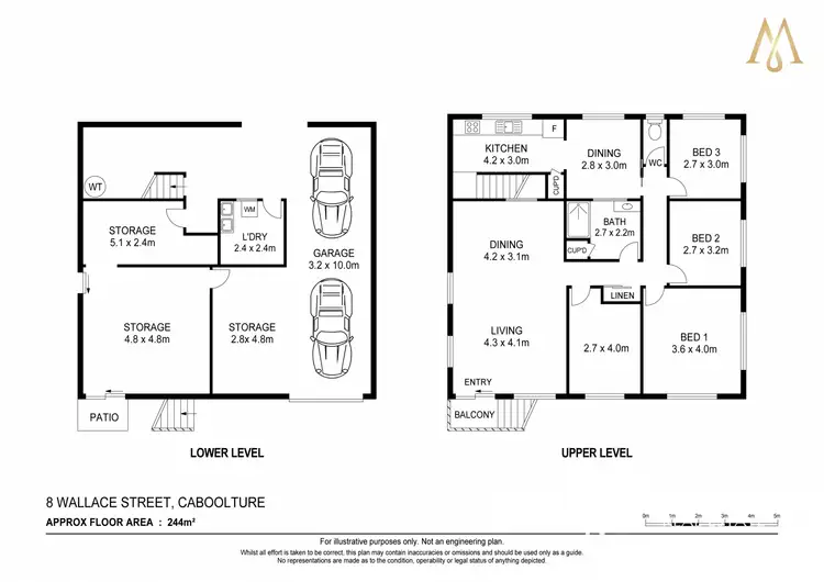 Floorplan of Homely house listing, 8 Wallace Street, Caboolture QLD 4510
