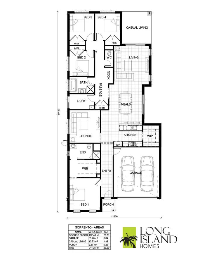 Floorplan of Homely house listing, 385 Patullos Road, Lara VIC 3212