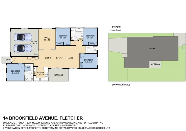 Floorplan of Homely house listing, 14 Brookfield Avenue, Fletcher NSW 2287