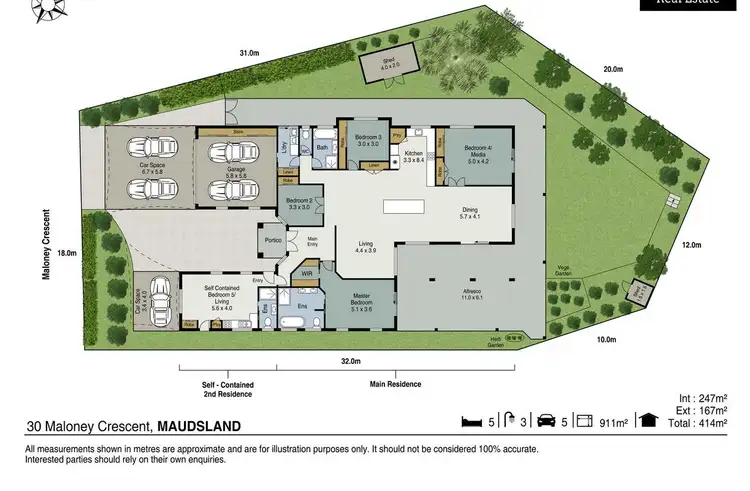 Floorplan of Homely house listing, 30 Maloney Crescent, Maudsland QLD 4210
