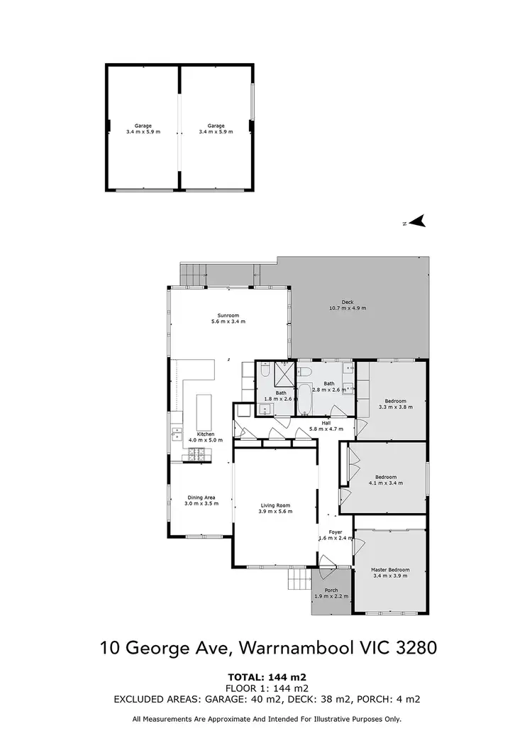 Floorplan of Homely house listing, 10 George Avenue, Warrnambool VIC 3280