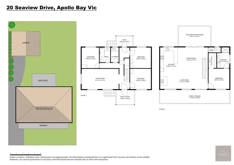 Floorplan of Homely house listing, 20 Seaview Drive, Apollo Bay VIC 3233