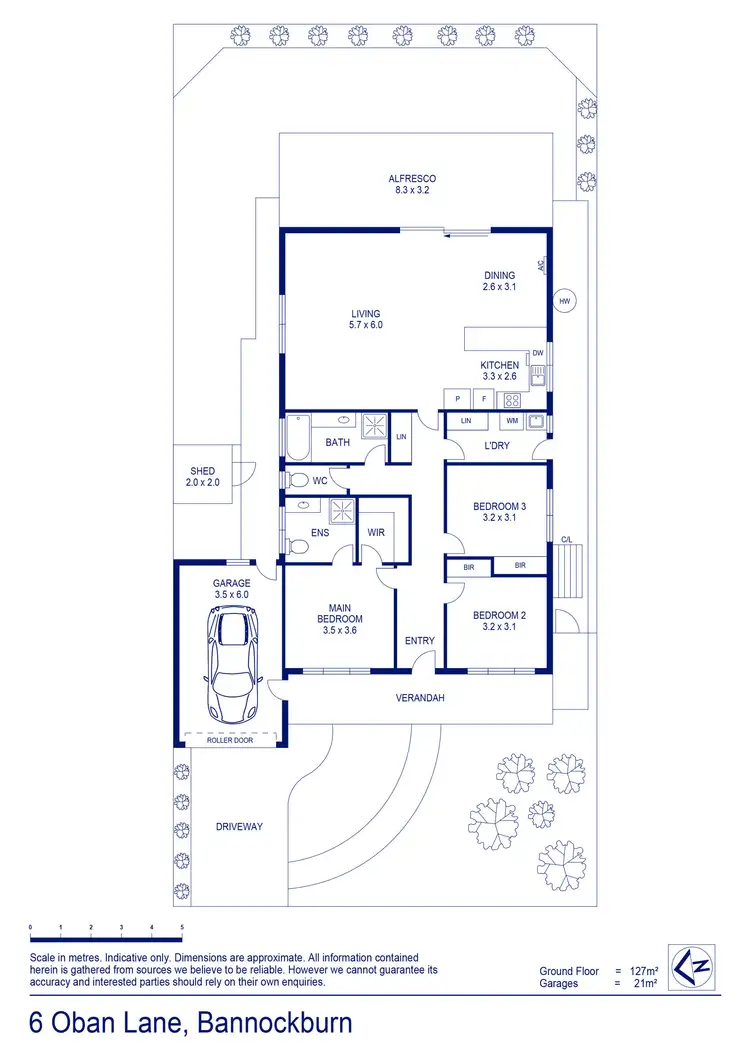 Floorplan of Homely house listing, 6 Oban Lane, Bannockburn VIC 3331