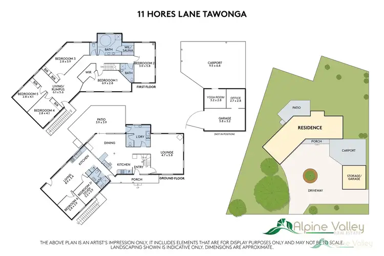 Floorplan of Homely house listing, 11 Hores Lane, Tawonga VIC 3697