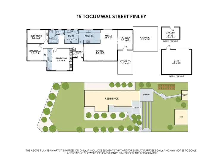 Floorplan of Homely house listing, 15 Tocumwal Street, Finley NSW 2713