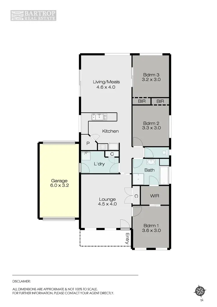 Floorplan of Homely unit listing, 2/611 TALBOT STREET, Redan VIC 3350