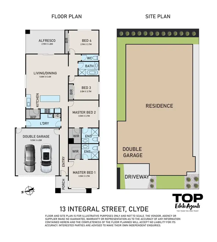 Floorplan of Homely house listing, 13 Integral Street, Clyde VIC 3978
