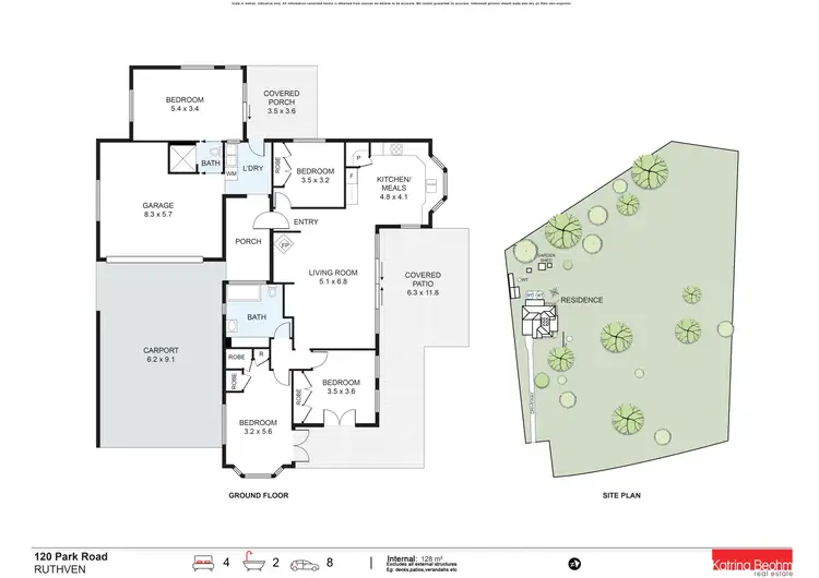 Floorplan of Homely rural property listing, 120 Park Road, Ruthven NSW 2480