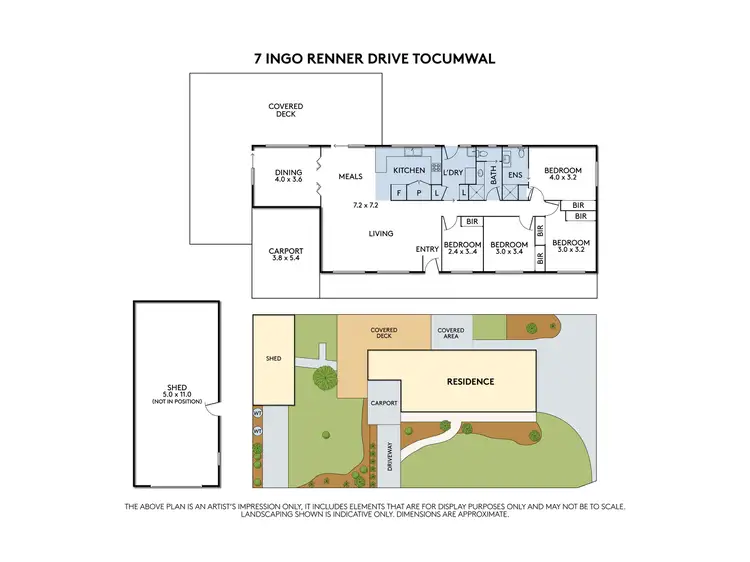 Floorplan of Homely house listing, 7 Ingo Renner Drive, Tocumwal NSW 2714