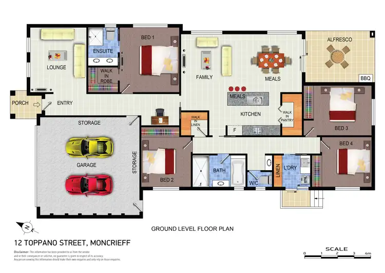 Floorplan of Homely house listing, 12 Toppano Street, Moncrieff ACT 2914