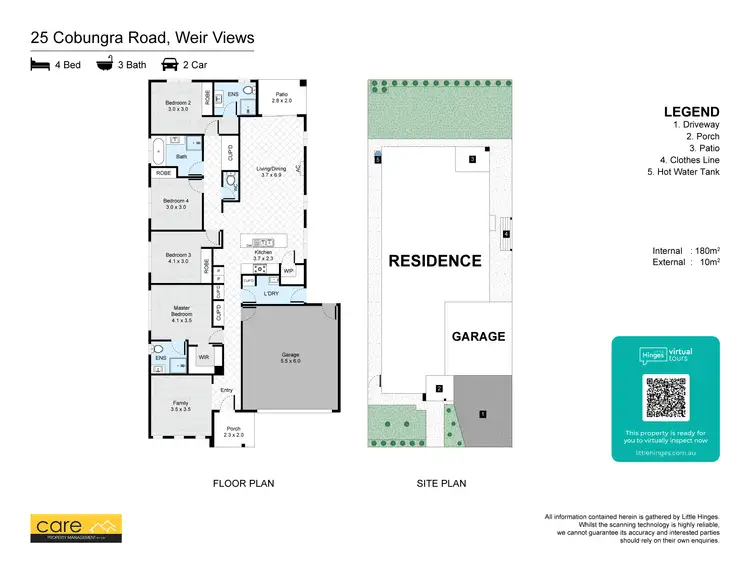 Floorplan of Homely house listing, 25 Cobungra Road, Weir Views VIC 3338