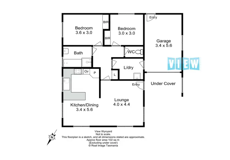 Floorplan of Homely unit listing, unit 4/51 Jackson Street, Wynyard TAS 7325