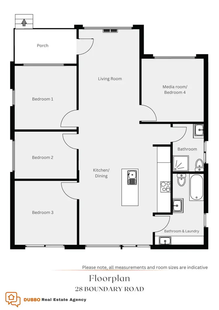 Floorplan of Homely house listing, 28 Boundary Road, Dubbo NSW 2830