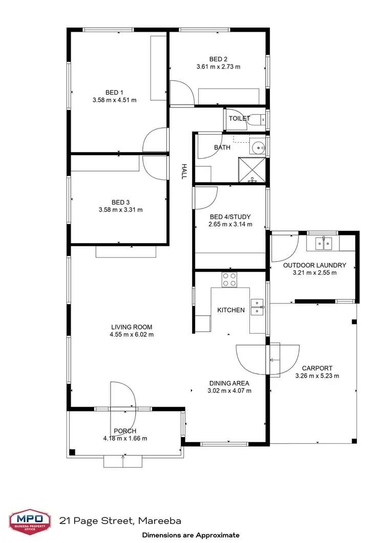 Floorplan of Homely house listing, 21 Page Street, Mareeba QLD 4880