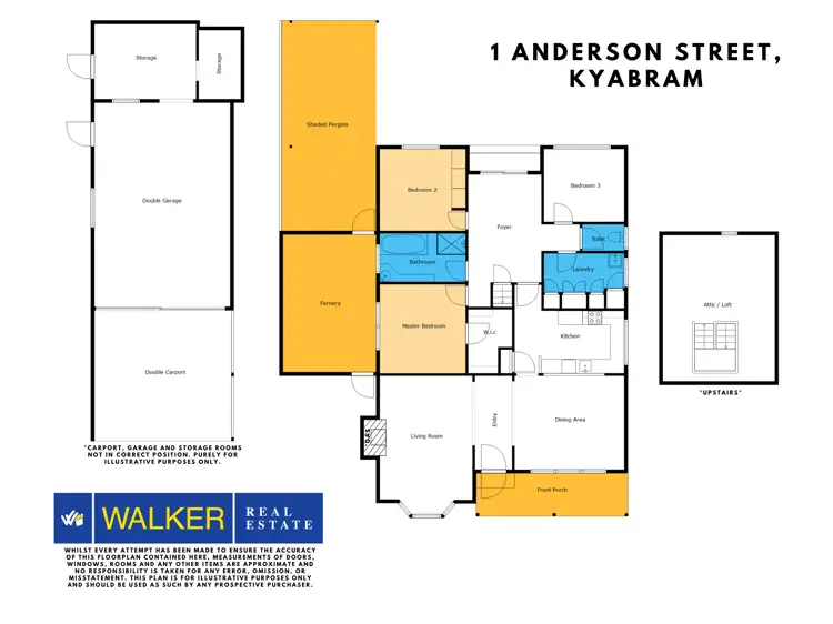 Floorplan of Homely house listing, 1 Anderson Street, Kyabram VIC 3620