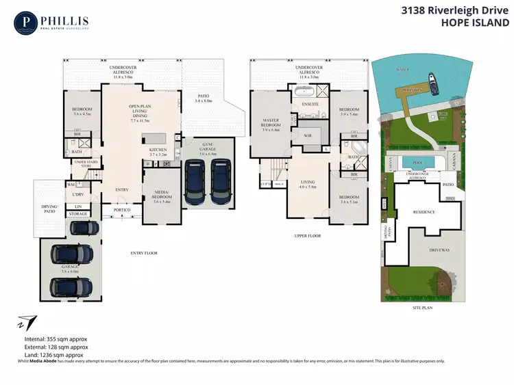 Floorplan of Homely house listing, 3138 Riverleigh Drive, Hope Island QLD 4212