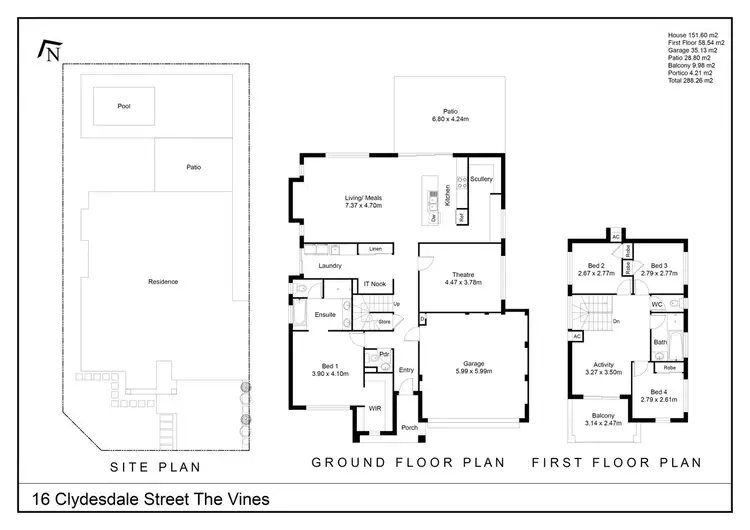 Floorplan of Homely house listing, 16 Clydesdale Street, The Vines WA 6069