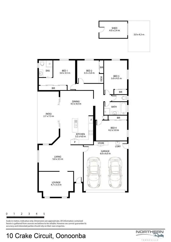 Floorplan of Homely house listing, 10 Crake Circuit, Oonoonba QLD 4811
