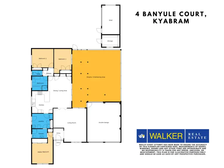 Floorplan of Homely house listing, 4 Banyule Court, Kyabram VIC 3620