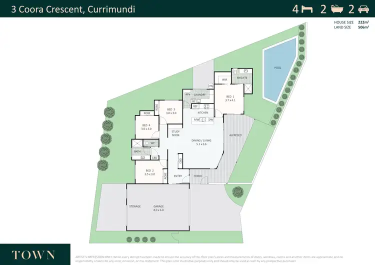 Floorplan of Homely house listing, 3 Coora Crescent, Currimundi QLD 4551