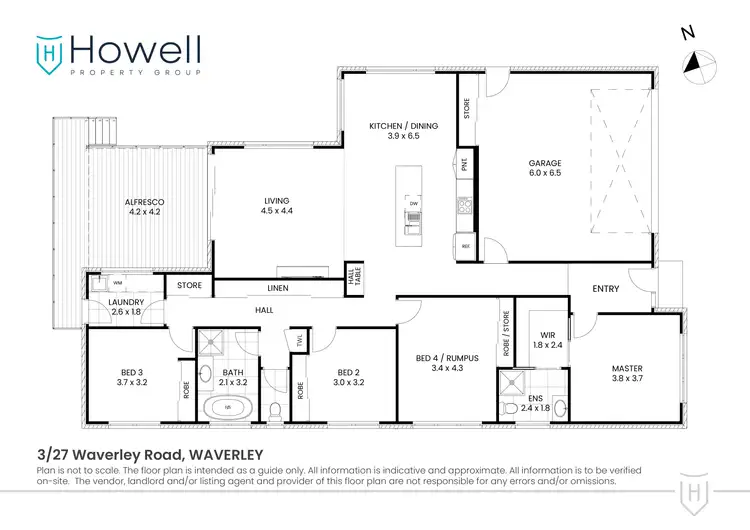Floorplan of Homely house listing, 3/27 Waverley Road, Waverley TAS 7250