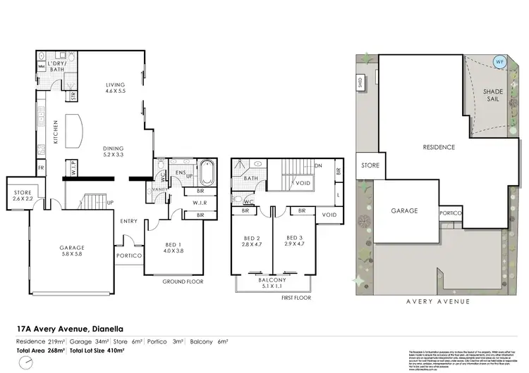 Floorplan of Homely house listing, 17A Avery Avenue, Dianella WA 6059