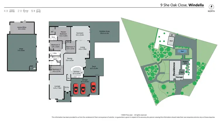 Floorplan of Homely house listing, 9 She Oak Cl, Windella NSW 2320