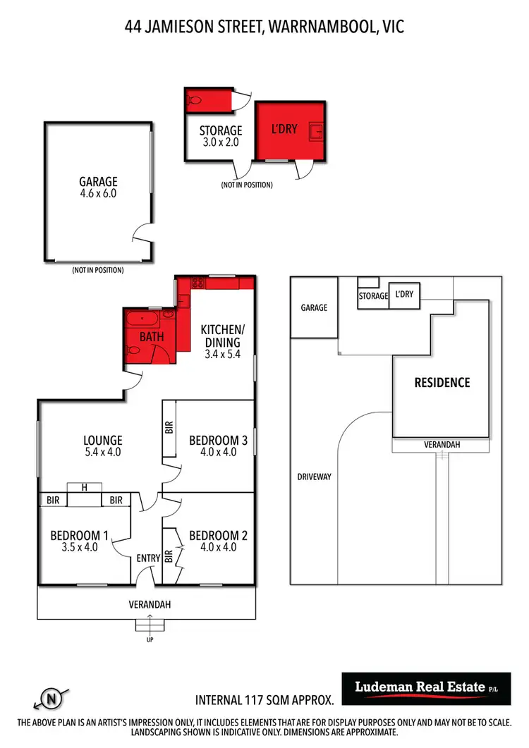 Floorplan of Homely house listing, 44 Jamieson Street, Warrnambool VIC 3280