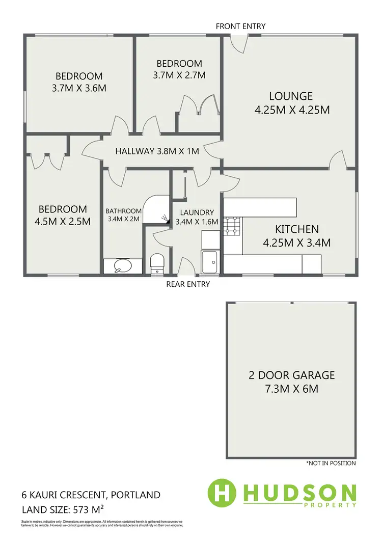 Floorplan of Homely house listing, 6 Kauri Crescent, Portland VIC 3305